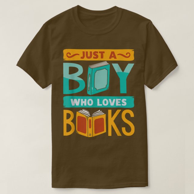 Funny Book Reading Grafik Boys Men Book Lovers Li T-Shirt (Design vorne)