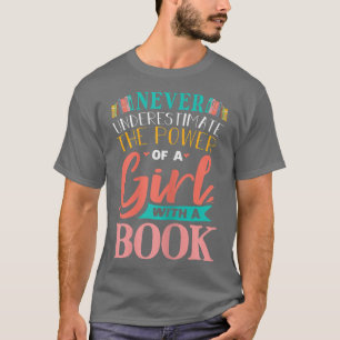 Funny Book Reading Graphic Women Girls Book Lovers T-Shirt
