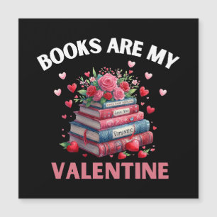 Funny Books sind mein Valentine Magnetkarte