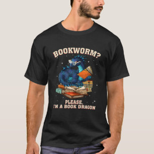 Funny Bookworm Geschenk für Männer Frauen Buchlese T-Shirt