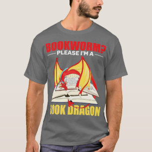 Funny Bookworm Reading Mythischen Kreaturenbuch Dr T-Shirt