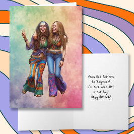 Funny Boomer Birthday | HIPPIES Karte