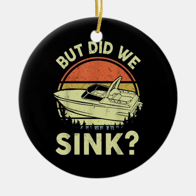 Funny Boot, aber haben wir Männer Sink Männer Moto Keramik Ornament (Vorne)