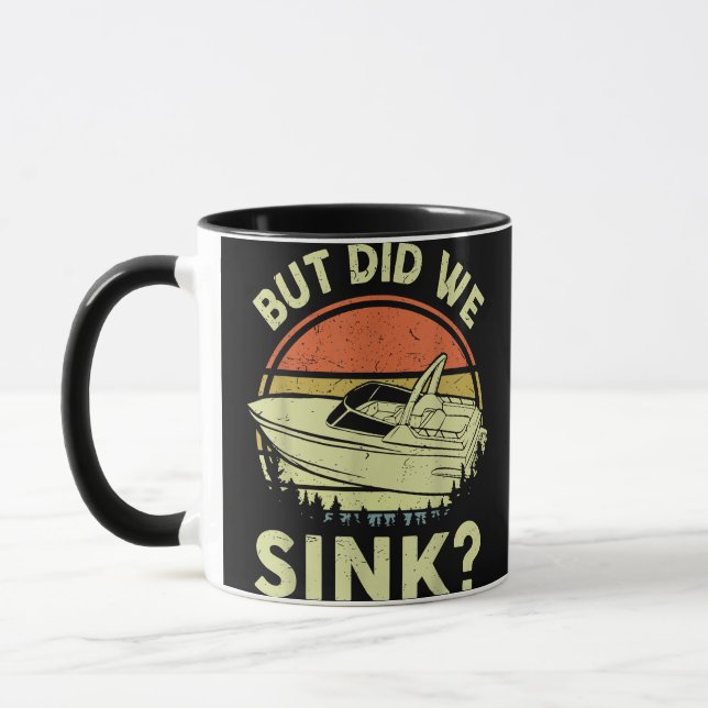 Funny Boot, aber haben wir Männer Sink Männer Moto Tasse (Links)