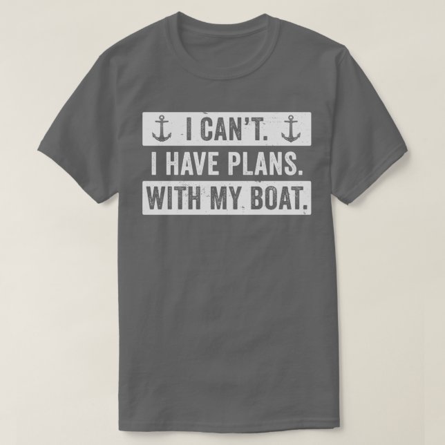 Funny Boot Design Männer plant mit meinem Boot Cap T-Shirt (Design vorne)