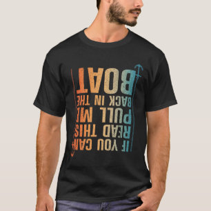 Funny Bootdesign für Damen und Herren Bootsführer T-Shirt