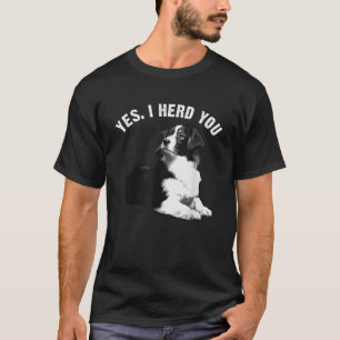 Funny Border Collie Art Men Frauen Welpe Border Co T-Shirt