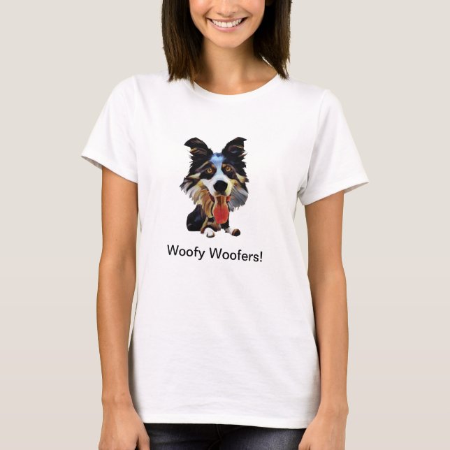 Funny Border Collie Women's T - Shirt (Vorderseite)