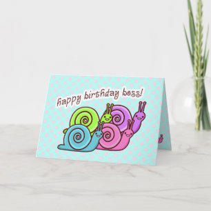 FUNNY BOSS BIRTHDAY SPEEDO & SPAGO CARD KARTE