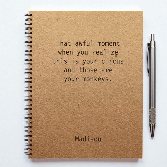 Funny Boss Manager Personalisiert Notes Office Notizbuch (Von Creator hochgeladen)