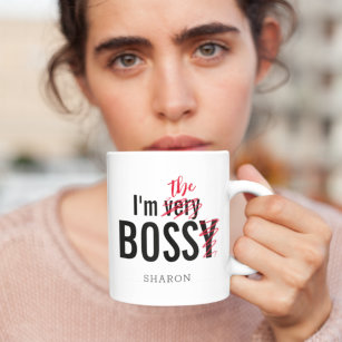 Funny Bossy Boss Kaffeetasse