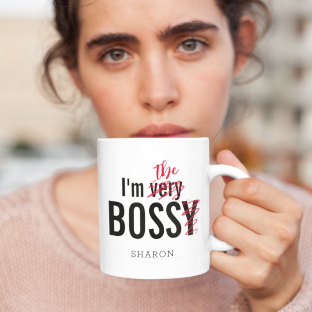 Funny Bossy Boss Kaffeetasse (Von Creator hochgeladen)