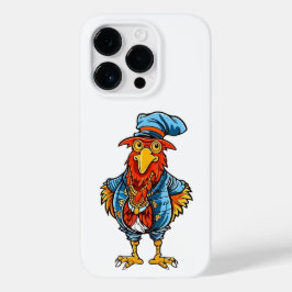Funny Bossy Cartoon Rooster Case-Mate iPhone 14 Pro Hülle