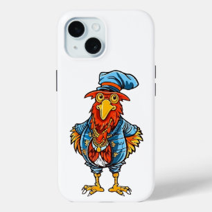 Funny Bossy Cartoon Rooster Case-Mate iPhone Hülle