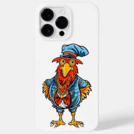 Funny Bossy Cartoon Rooster Case-Mate iPhone 14 Pro Max Hülle