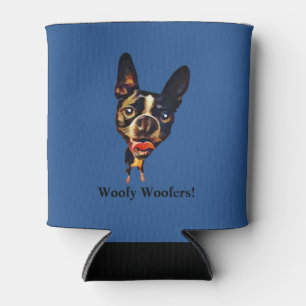 Funny Boston Terrier Can Cooler Dosenkühler