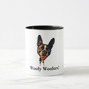 Funny Boston Terrier Dog Tasse