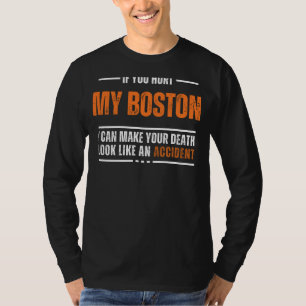 Funny Boston Terrier Lover T-Shirt - Der Tod sieht