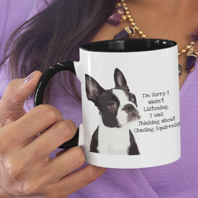 Funny Boston Terrier Niedlich Dog Zitat Pete Hören Tasse (Von Creator hochgeladen)