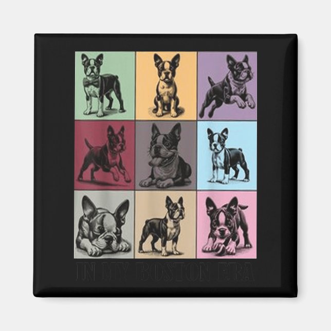 Funny Boston Terrier Quote In My Boston Terrier Er Magnet (Vorne)
