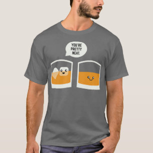 Funny Bourbon Drinker Bourbon Neat Youre Hübsch Ne T-Shirt