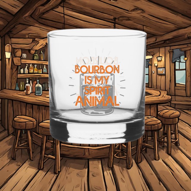 Funny bourbon Geist Tierart Whiskyglas (Von Creator hochgeladen)
