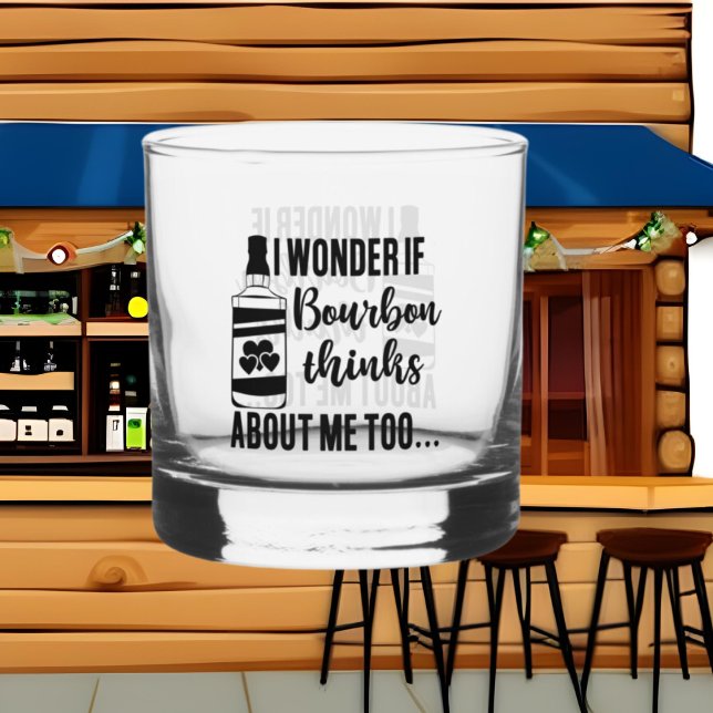 Funny Bourbon Wortart Whiskyglas (Von Creator hochgeladen)