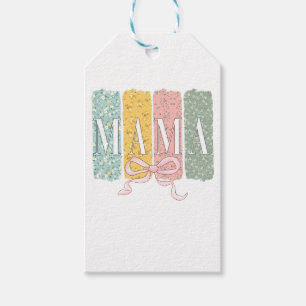Funny Bow Coquette Mama Blume Muttertag Geschenkanhänger