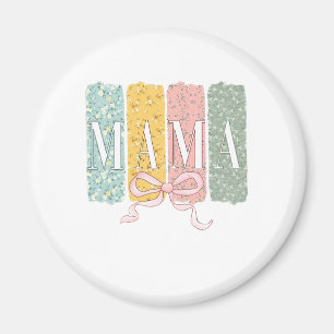 Funny Bow Coquette Mama Blume Muttertag Magnet