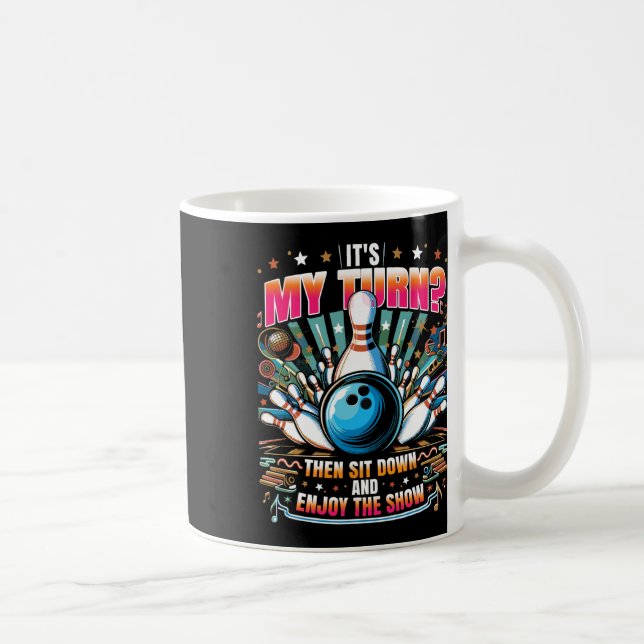 Funny Bowler Bowling 1 Kaffeetasse (Rechts)