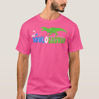 Funny Bowler Niedlich Dinosaur Bowling T-Shirt