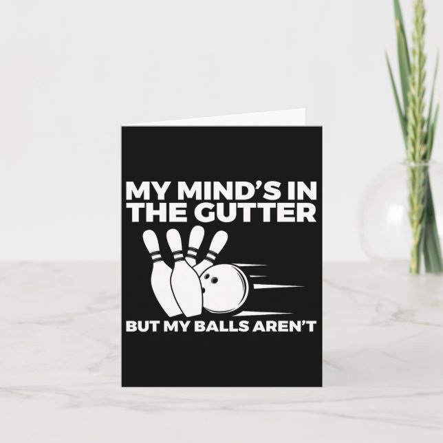 Funny Bowling 1 Karte (Vorderseite)