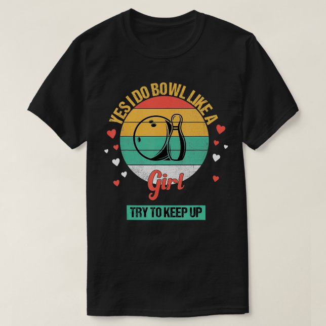 Funny Bowling 5 T-Shirt (Design vorne)