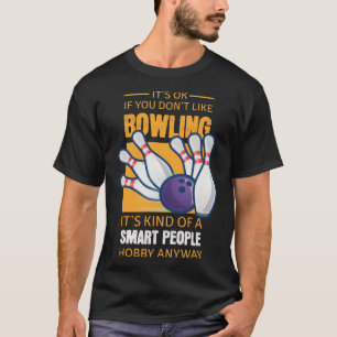 Funny Bowling Apparel Smart People geben Pullover 