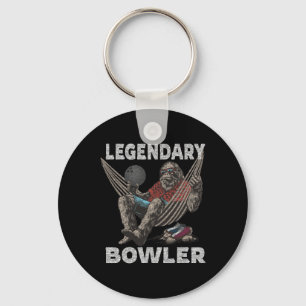 Funny Bowling Bowler Legendary Sprichwort Schlüsselanhänger