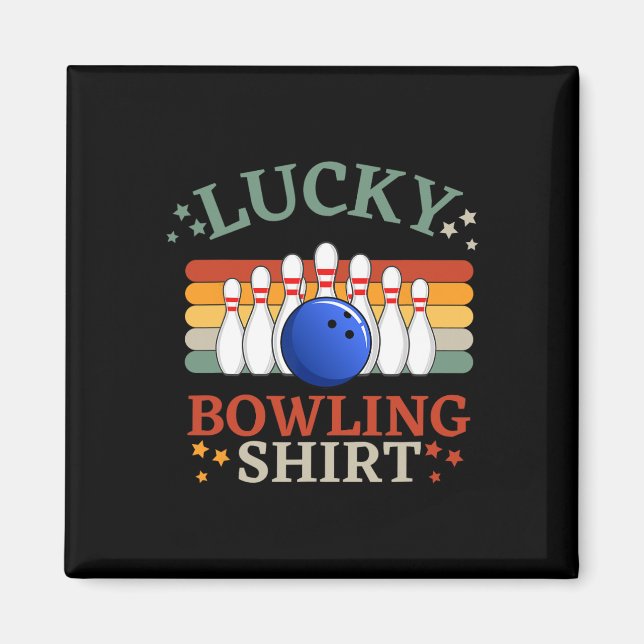 Funny Bowling Das ist mein Bowling Strike Team Magnet (Vorne)