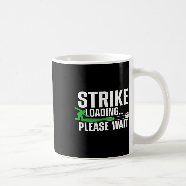 Funny Bowling Design Damen Kinder Bowling Lo Kaffeetasse (Rechts)