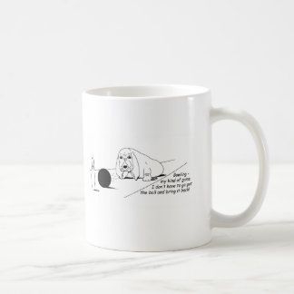 Funny Bowling Dog Tasse