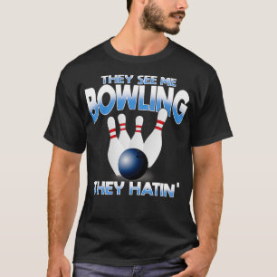 Funny Bowling for Men Women Boys Girls T-Shirt