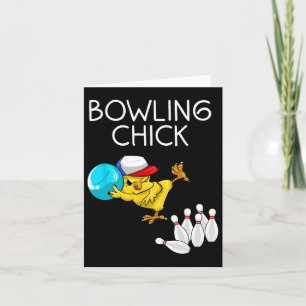 Funny Bowling Geschenk Frauen Niedlicher Bowling C Karte
