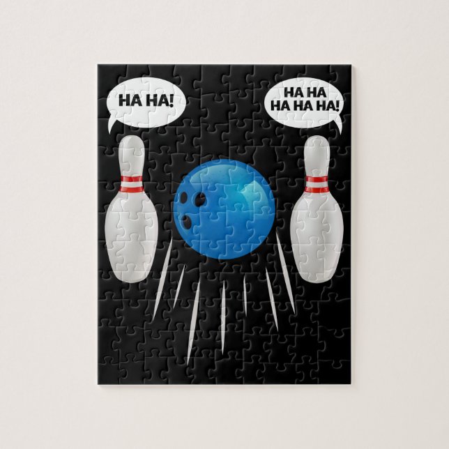 Funny Bowling - Geschenk für Bowlers Puzzle (Vertikal)