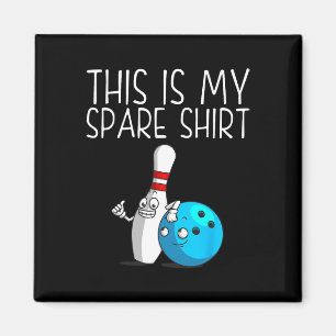 Funny Bowling Geschenk für Männer Frauen Cool Bowl Magnet
