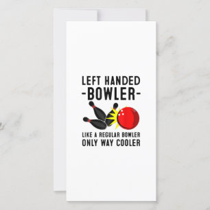 Funny Bowling Geschenk für Männer Frauen Cool Hand Dankeskarte