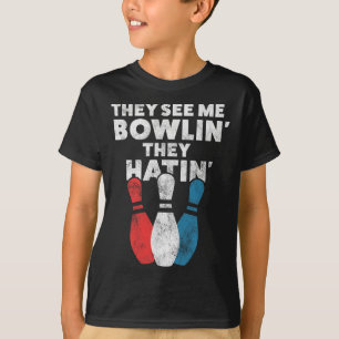 Funny Bowling Geschenk für Männer Frauen oder Vate T-Shirt
