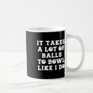 Funny Bowling Geschenk für Männer Freund oder Mann Kaffeetasse