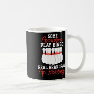 Funny Bowling Geschenk für Opa oder Vater Kaffeetasse
