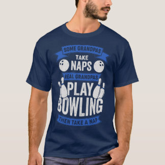 Funny Bowling Grandpa Bowler Großvater Geschenk T-Shirt