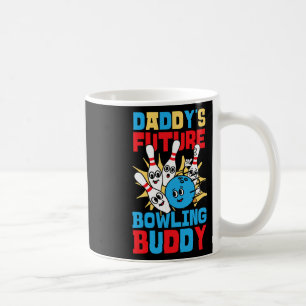 Funny Bowling Kleinkind Daddy's Future Bowling Bud Kaffeetasse