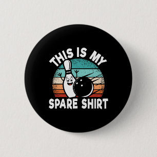 Funny Bowling Lover Bowler Dies ist meine Freizeit Button