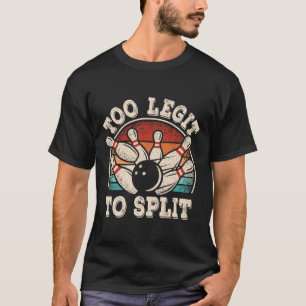 Funny Bowling Lover Bowler zu lehnen, um Retter zu T-Shirt